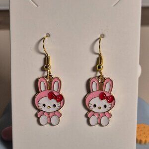Sanrio Hello Kitty Cute Earrings Kawaii Accessories